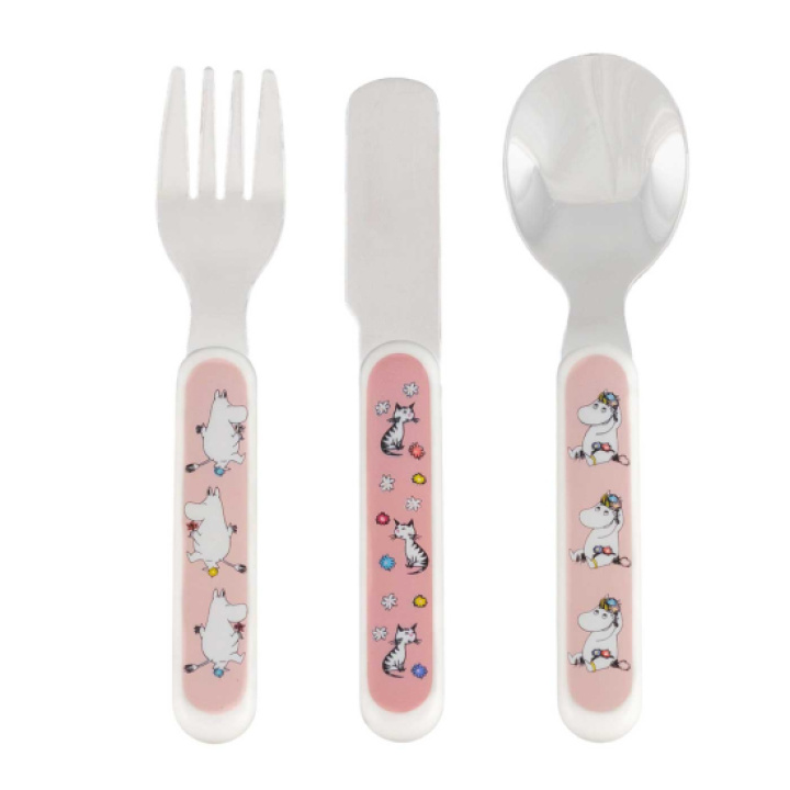 Mummi Eng Barnebestikk Rosa i gruppen Spise & Mate / Bestikk hos Köpbarnvagn (MUMI6679)