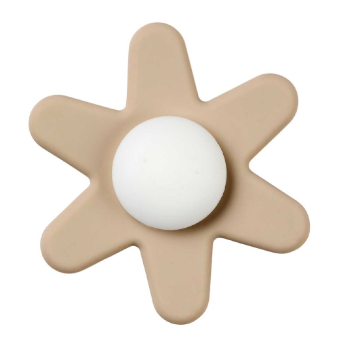 Nattou Soft Silikon Snurrebass med Sugekopp Clay