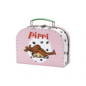 Pippi Pappkoffert 20 cm Rosa