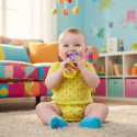 Playgro Rangle Twisting Barbell Rattle