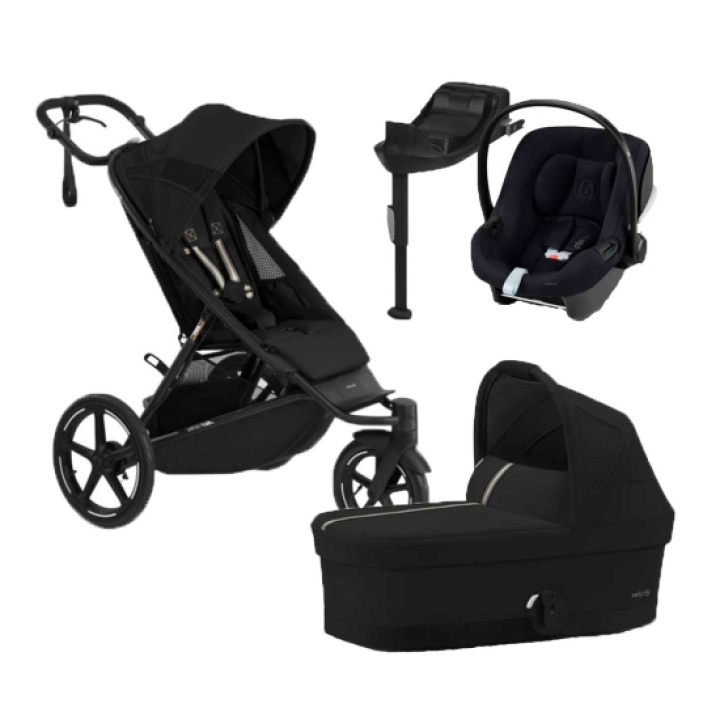 Cybex Avi Spin Duovogn Inkl. Aton B2 i gruppen Barnevogner / Varemerker / Cybex / Cybex Avi Spin hos Köpbarnvagn (SET-AVSPNDUVGNATNB2)