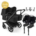 Bugaboo Donkey 6 Tvillingvogn Inkl. Aton b2 Babybilstol og Base