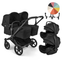 Bugaboo Donkey 6 Tvillingvogn Inkl. Otter Babybilstol