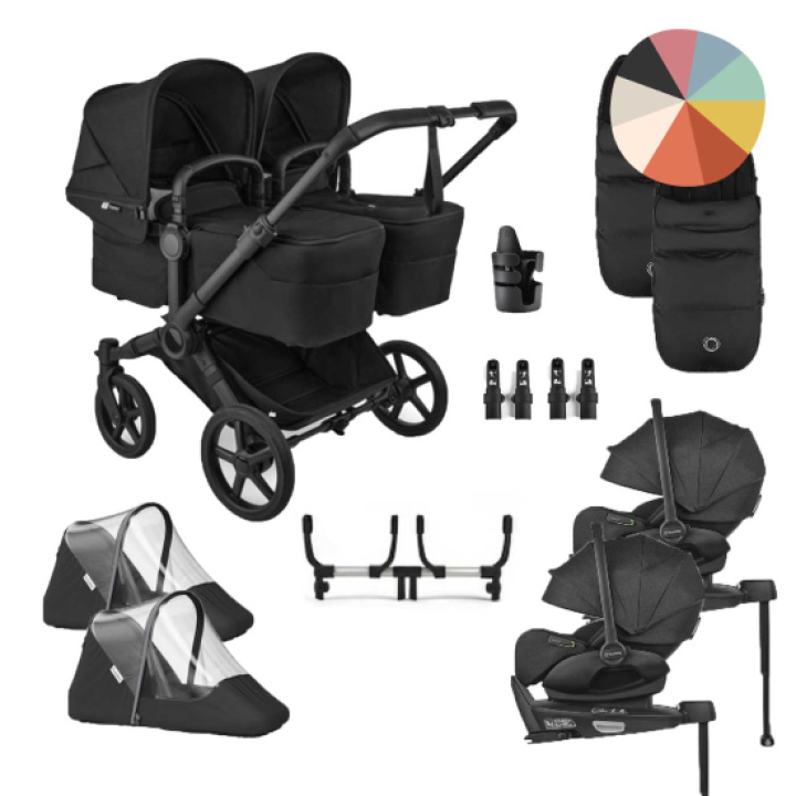 Bugaboo Donkey 6 Tvillingvogn XL-pakke i gruppen Barnevogner / Varemerker / Bugaboo / Bugaboo Donkey 6 hos Köpbarnvagn (SET-BGBDNK64)