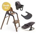 Bugaboo Giraffe Stol, babyset, matbrett og newborn