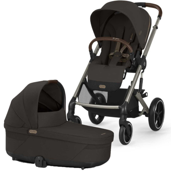Cybex Balios S Lux Duovogn Chocolate Brown i gruppen Barnevogner / Varemerker / Cybex / Cybex Balios S Lux hos Köpbarnvagn (SET-CYBBLXCB)