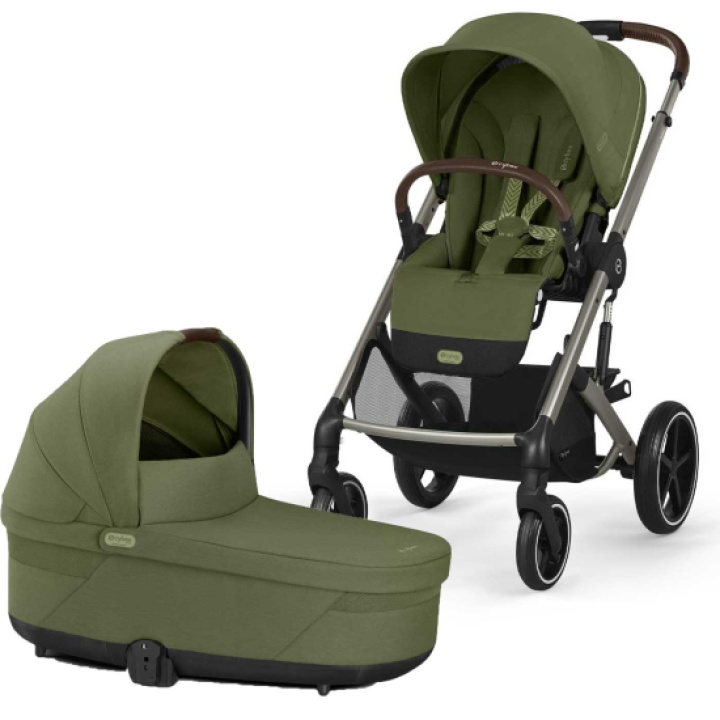 Cybex Balios S Lux Duo 2025 Moss Green i gruppen Barnevogner / Varemerker / Cybex / Cybex Balios S Lux hos Köpbarnvagn (SET-CYBBLXMG)