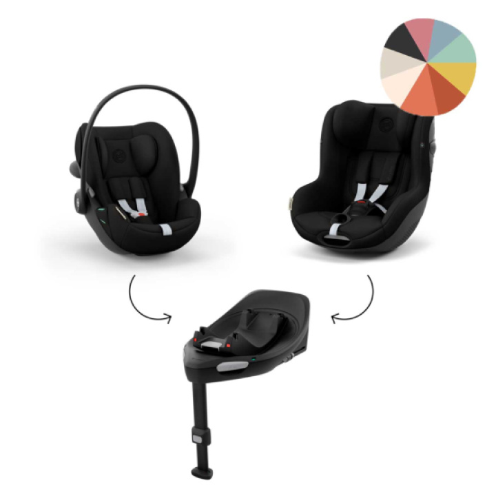 Cybex Cloud G3 + Sirona G3 + Base G3 i gruppen Bilstoler / Bilstolpakker hos Köpbarnvagn (SET-CYBCLDSRGBS3)