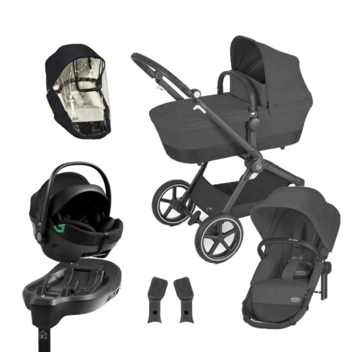Cybex Eos Lux Duovogn Inkl. Axkid GoKid & Base i gruppen Barnevogner / Barnevognpakker / Cybex barnevognpakker hos Köpbarnvagn (SET-CYBEOSGKB)