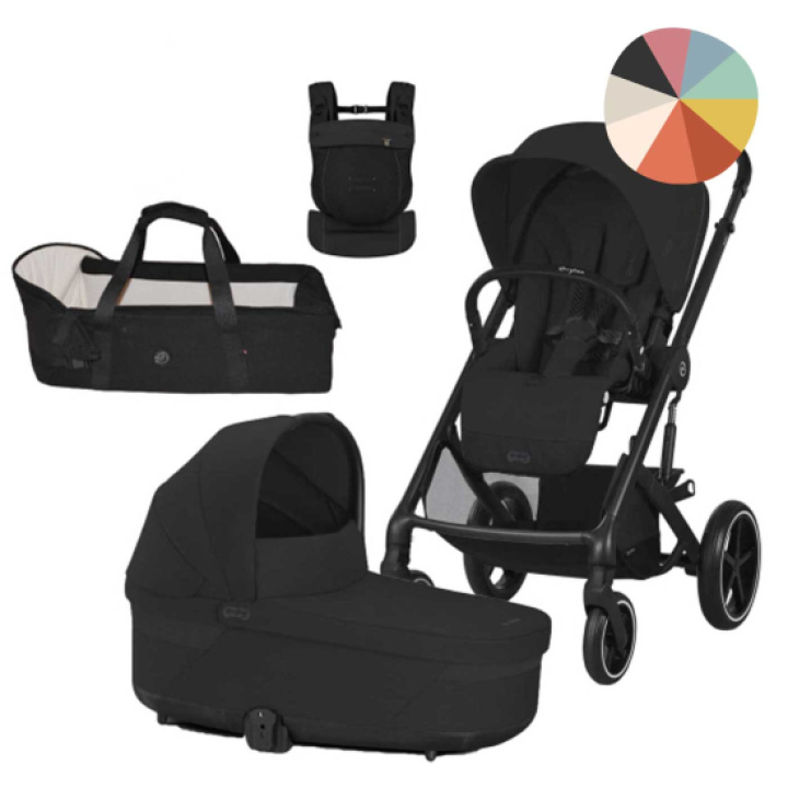 Cybex Balios S Lux Duo + Bærelift og Bæresele i gruppen Barnevogner / Barnevognpakker / Cybex barnevognpakker hos Köpbarnvagn (SET-CYBLSFB)