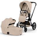 Cybex Priam Matt Black Chassis inkl. Laya Bæresele