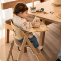 KAOS Klapp Barnestol Eik inkl. Bøyle, Brett og Veltesikring