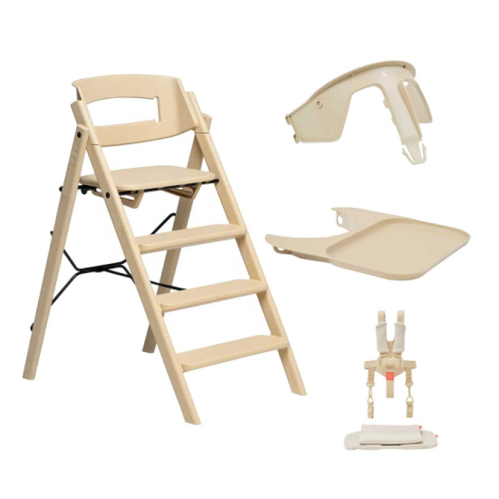 KAOS Klapp Barnestol Resirkulert plast inkl. Tilbehør i gruppen Spise & Mate / Matstoler & puter / KAOS Klapp hos Köpbarnvagn (SET-KAOSPLSTPKT)