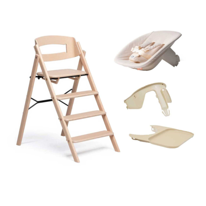 KAOS Klapp Barnestol Bøk inkl. Babysete, Bøyle & Matbrett i gruppen Babytilbehør / Spise & drikke / Matstoler & puter / KAOS Klapp hos Köpbarnvagn (SET-KOASMBKBBBGLMTBRK)
