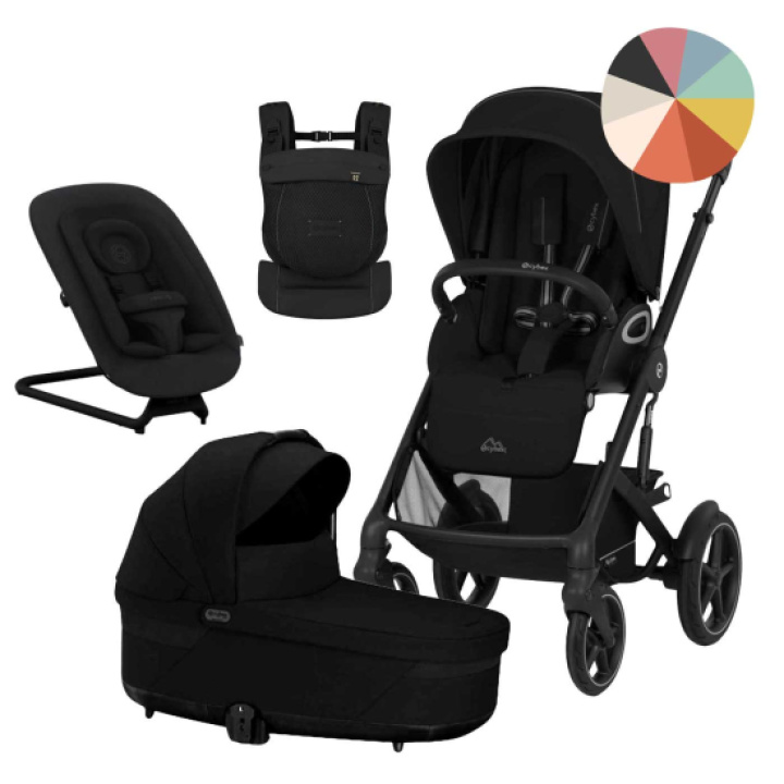 Cybex Talos S Lux 2026 Duo + Vippestol & Bæresele i gruppen Barnevogner / Barnevognpakker hos Köpbarnvagn (SET-TLSLXBB)