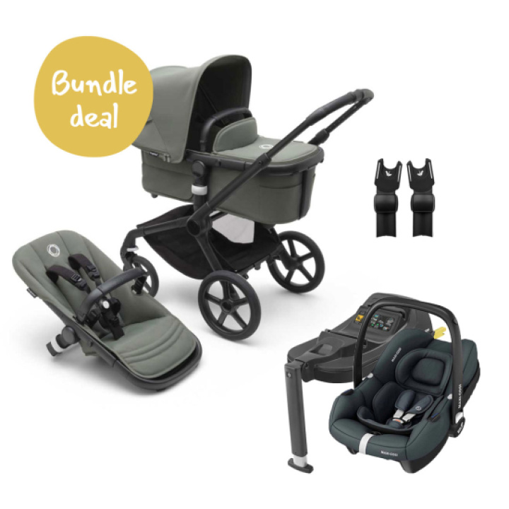 Bugaboo Fox 5 + Maxi-Cosi Cabriofix i-Size + Base i gruppen Barnevogner / Varemerker / Bugaboo / Bugaboo Fox 5 hos Köpbarnvagn (SET-bgbmcc2)