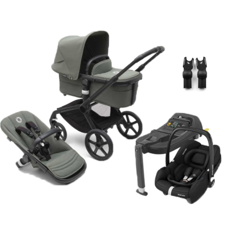 Bugaboo Fox 5 + Maxi-Cosi Cabriofix i-Size + Base i gruppen Barnevogner / Varemerker / Bugaboo / Bugaboo Fox 5 hos Köpbarnvagn (SET-bgbmcc2)