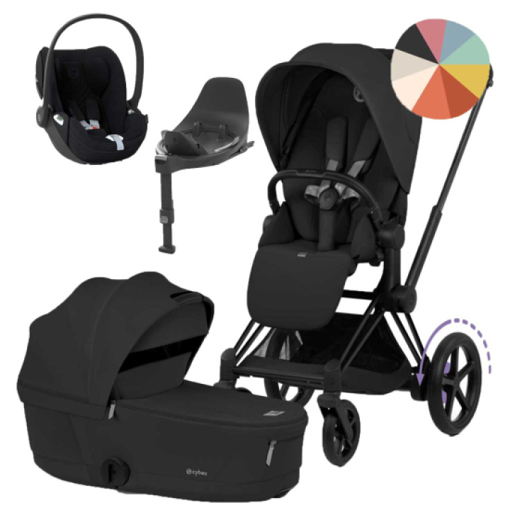 Cybex E-priam Gen 5 Inkl. Cloud T og Base i gruppen Barnevogner / Barnevognpakker / Cybex barnevognpakker hos Köpbarnvagn (SETCBXEPRM1)