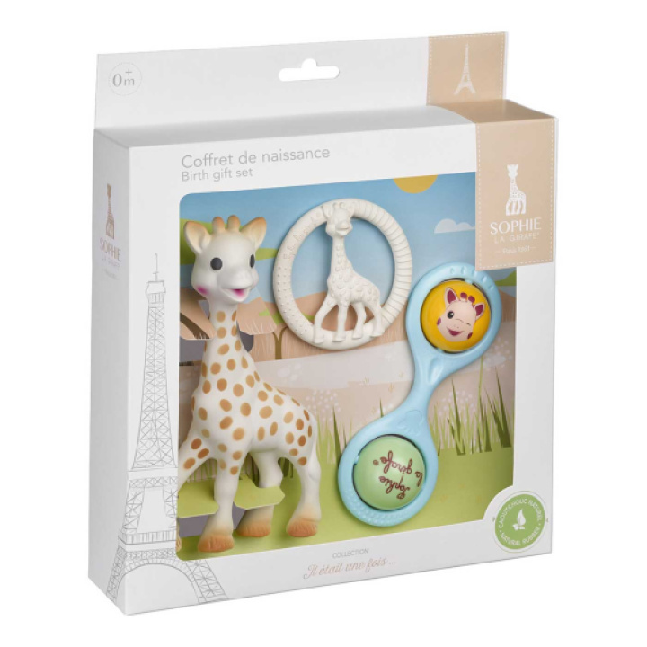 Sophie la Girafe inkl. Circle Bitering & Twist Rangle i gruppen Leker / Babyleker 0-1 år / Biteleker hos Köpbarnvagn (SOLG010323)