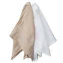 Summerville Musselinteppe 2-Pakk Beige/Hvit