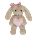 Teddykompaniet Kanin Tyra med hjerte Beige