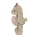 Teddykompaniet Kanin Tyra med hjerte Beige