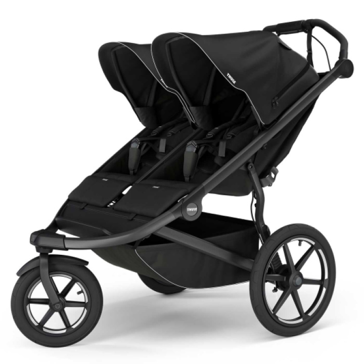Thule Urban Glide 3 Double Black i gruppen Barnevogner / Varemerker / Thule / Urban Glide hos Köpbarnvagn (THUL10101978)
