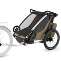 Thule Chariot Cross 2 Sykkelvogn Double Kahki