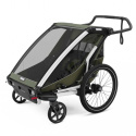 Thule Chariot Lite Sykkelvogn Double Vintage Green