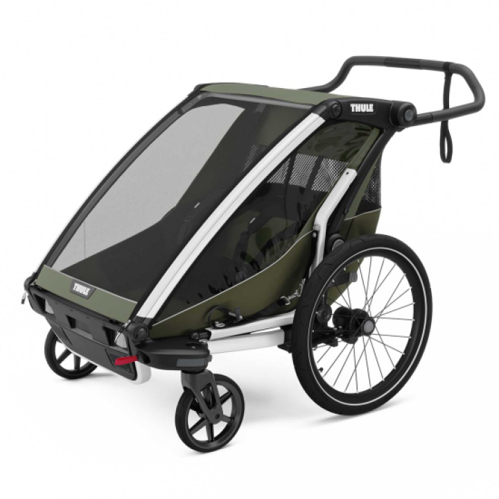 Thule Chariot Lite Sykkelvogn Double Vintage Green