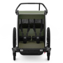 Thule Chariot Lite Sykkelvogn Double Vintage Green