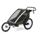 Thule Chariot Lite Sykkelvogn Double Vintage Green
