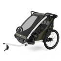 Thule Chariot Lite Sykkelvogn Double Vintage Green