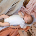 Vinter & Bloom Soft Grid Øko Helseteppe Cloud Pink