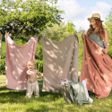 Vinter & Bloom Soft Grid Øko Helseteppe Cloud Pink