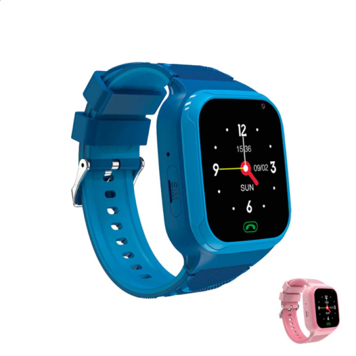 Zazu Smart Watch 4G Blå i gruppen Babytilbehør / Barneklær og Tilbehør hos Köpbarnvagn (ZAZUZA-WATCH-01)